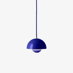 Flowerpot VP10 taklampa Cobalt Blue