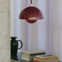 Flowerpot VP10 taklampa Dark Plum