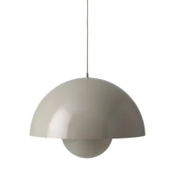 Flowerpot VP2 taklampa greybeige