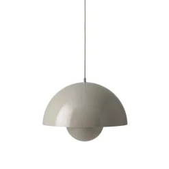 Flowerpot VP7 taklampa greybeige