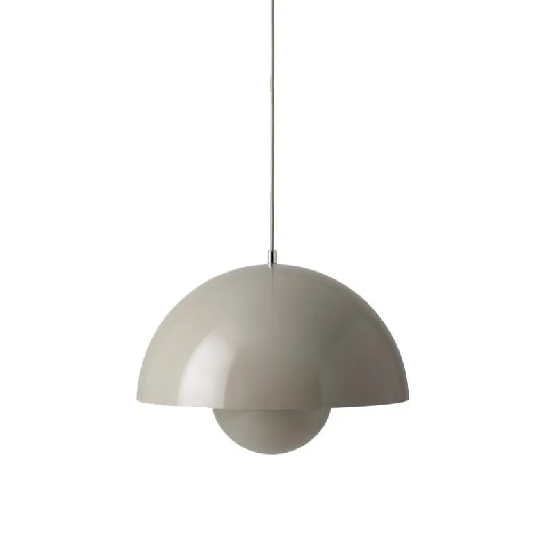 Flowerpot VP7 taklampa greybeige