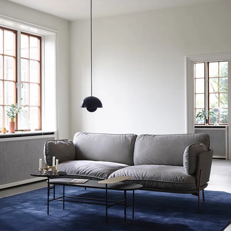 FlowerPot VP1 Taklampa greybeige