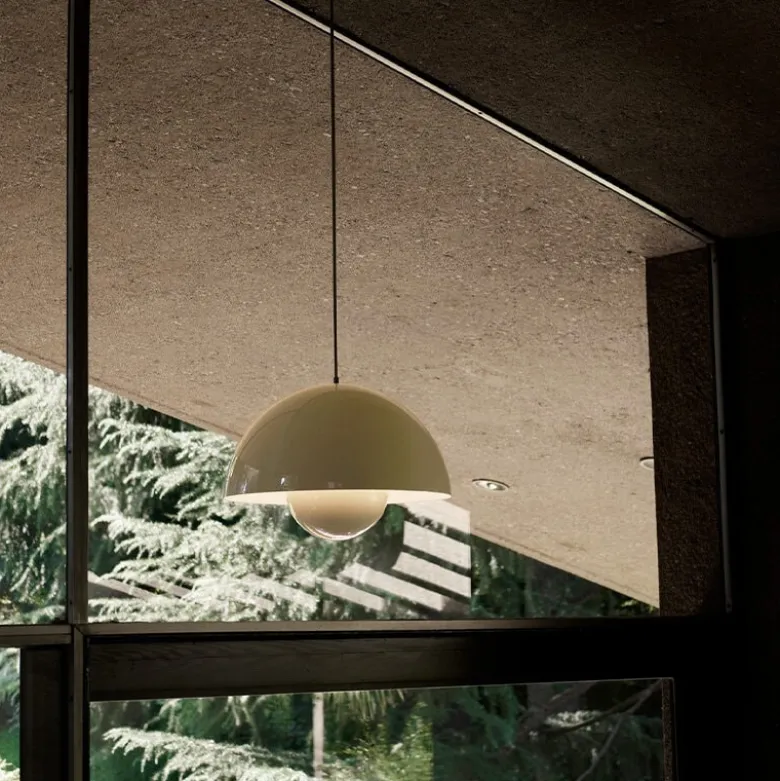 Flowerpot VP1 Taklampa Ivory