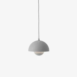 Flowerpot VP10 taklampa Matt Light Grey