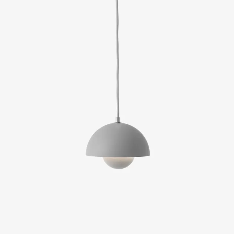 Flowerpot VP10 taklampa Matt Light Grey