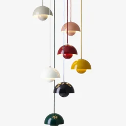 Flowerpot VP1 Taklampa matt light grey