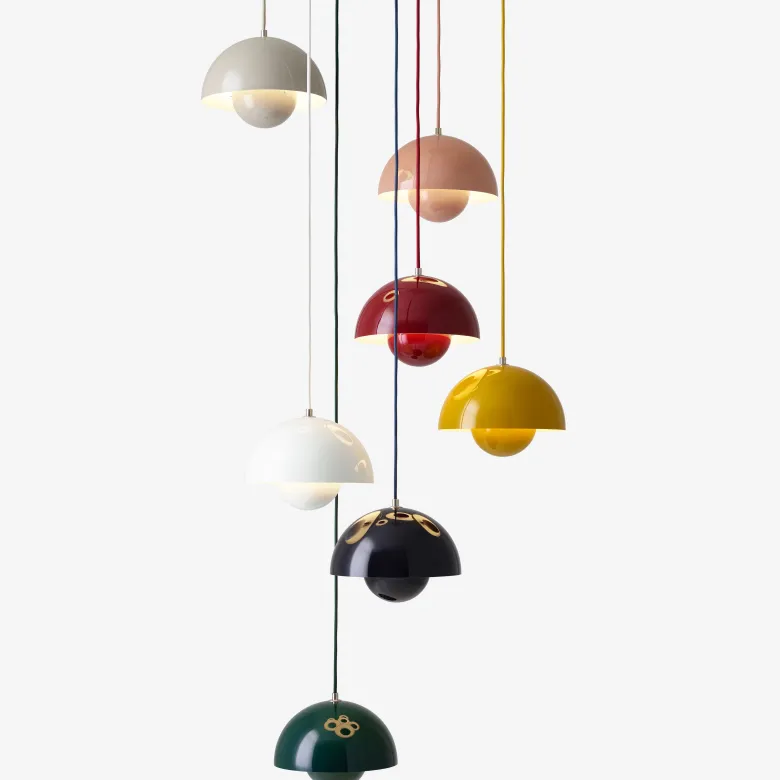FlowerPot VP1 Taklampa mustard