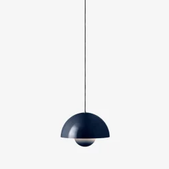 Flowerpot VP7 Taklampa Steel Blue