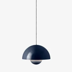 Flowerpot VP2 Taklampa Steel Blue