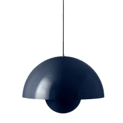 Flowerpot VP2 Taklampa Steel Blue