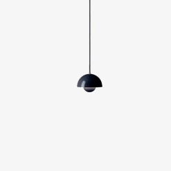 Flowerpot VP10 Taklampa Steel Blue
