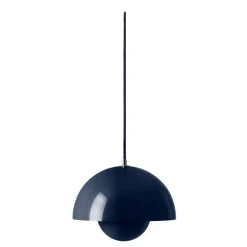 Flowerpot VP1 Taklampa Steel Blue