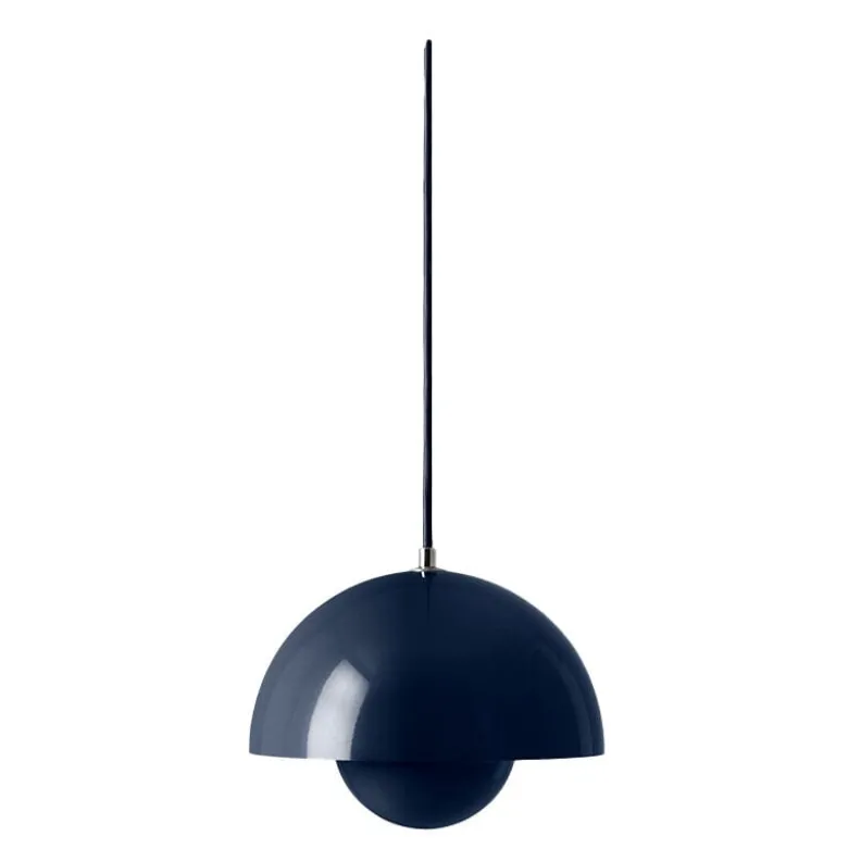 Flowerpot VP1 Taklampa Steel Blue