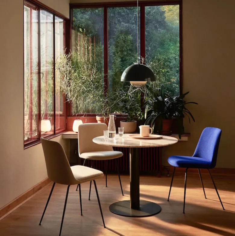 Flowerpot VP7 taklampa stone blue