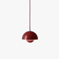 Flowerpot VP10 taklampa Vermilion Red