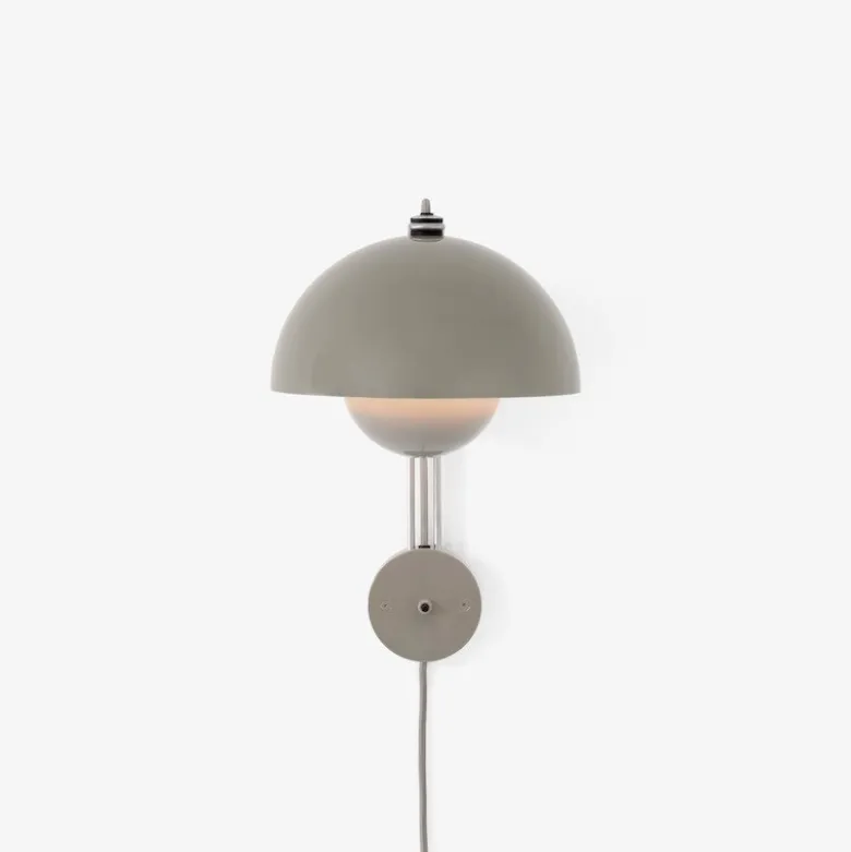 Flowerpot VP8 vägglampa grey beige