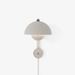 Flowerpot VP8 vägglampa matt light grey
