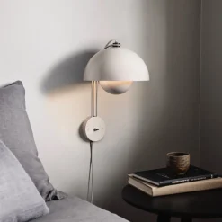 Flowerpot VP8 vägglampa matt light grey