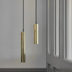 FM2014 H36 taklampa solid brass glossy