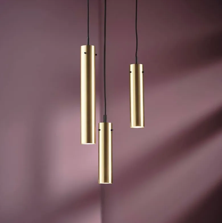 FM2014 H24 taklampa solid brass polished