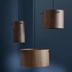 FM 1954 Ø16 taklampa walnut