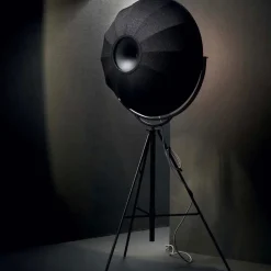 Fortuny golvlampa brons rubelli/svart