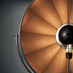 Fortuny golvlampa brons rubelli/svart