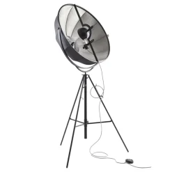Fortuny golvlampa silver rubelli/svart