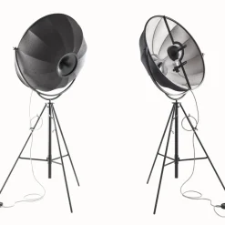 Fortuny golvlampa silver rubelli/svart