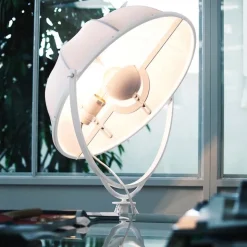Fortuny golvlampa vit