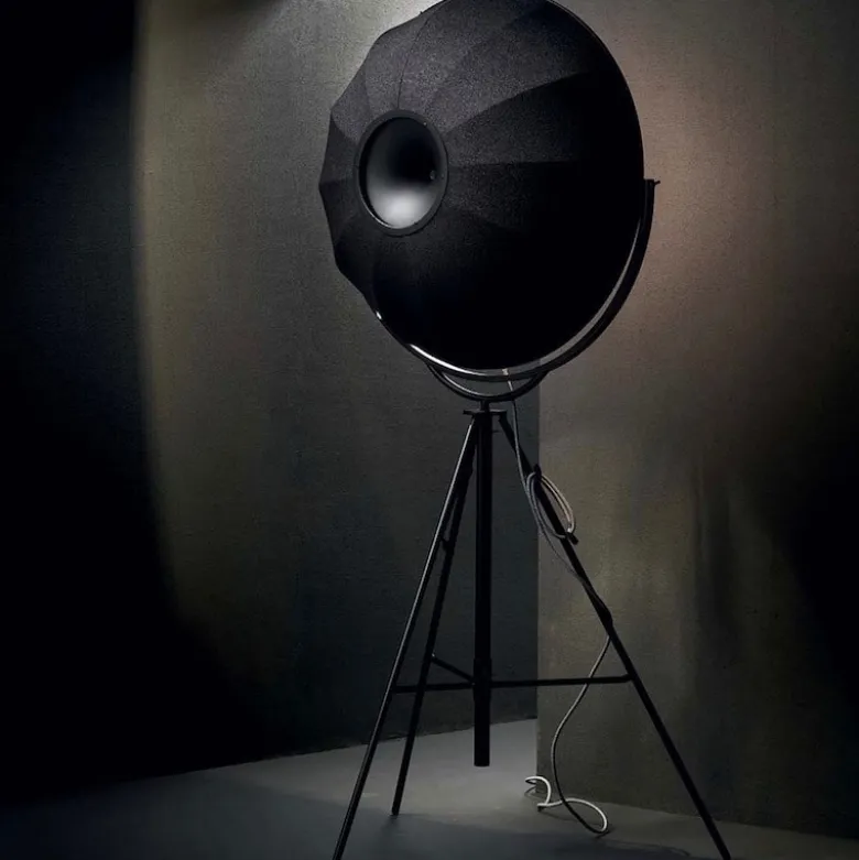 Fortuny petite golvlampa brons rubelli/svart