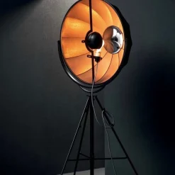 Fortuny petite golvlampa brons rubelli/svart