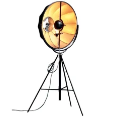 Fortuny petite golvlampa brons rubelli/svart