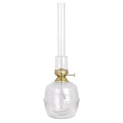 Fotogenlampa Majken klar/mässing stor