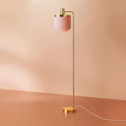 Fringe golvlampa pale pink