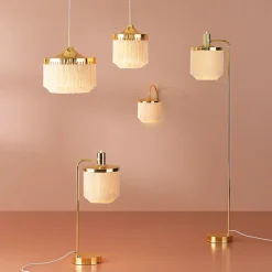 Fringe vägglampa cream white