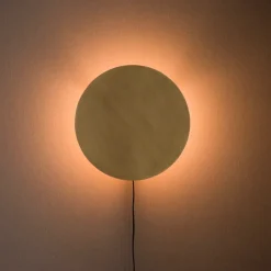 Fullmoon Ø25 vägglampa pale silver