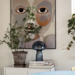 Fungo 22 bordslampa Blå