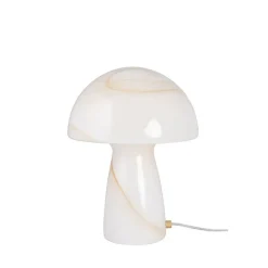 Fungo Swirl 22 bordslampa beige/vit