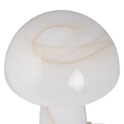 Fungo Swirl 16 bordslampa beige/vit