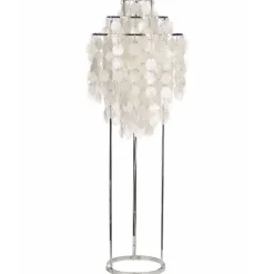 Fun 1STM golvlampa pärlemor/krom