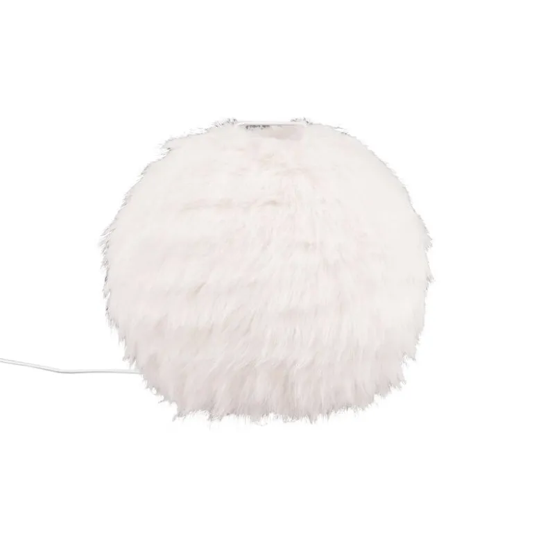 Furry bordslampa sand