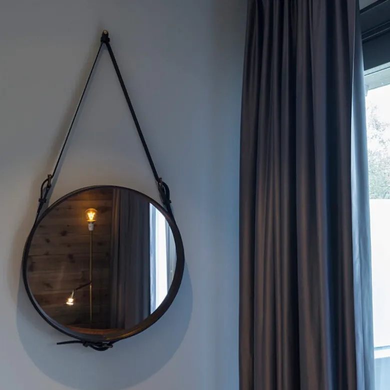 Galax golvlampa rå mässing