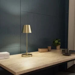 Gil il Grande bordslampa satin mässing