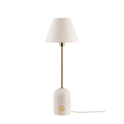 Gino 20 bordslampa beige/mässing