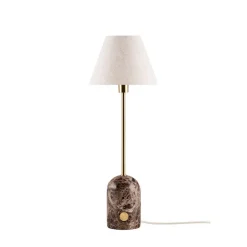 Gino 20 bordslampa brun/mässing