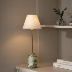 Gino 20 bordslampa ljusgrön marmor