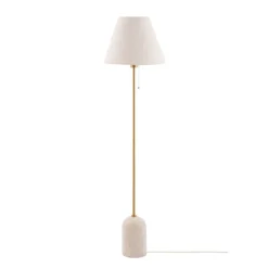 Gino Golvlampa Beige travertin
