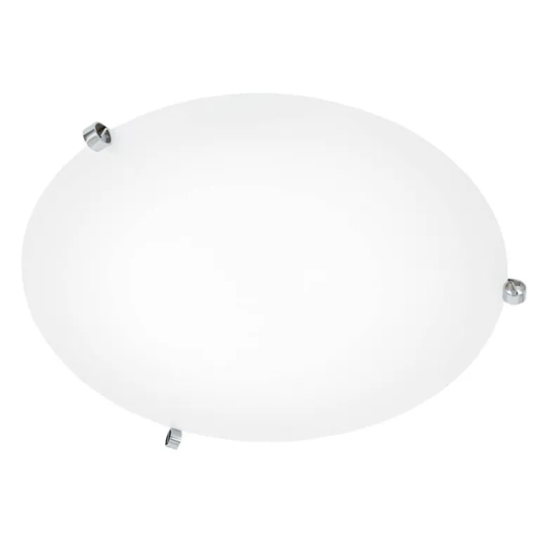 Ögla Ø550 plafond krom/vit