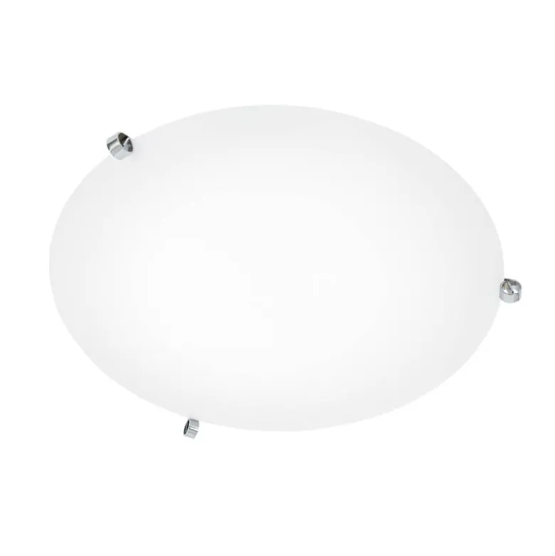 Ögla Ø450 plafond krom/vit
